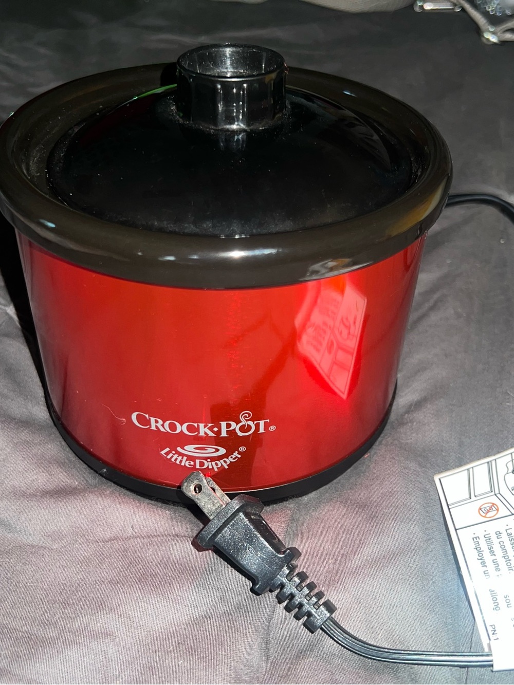 Crock-Pot Little Dipper Red Mini Slow Cooker